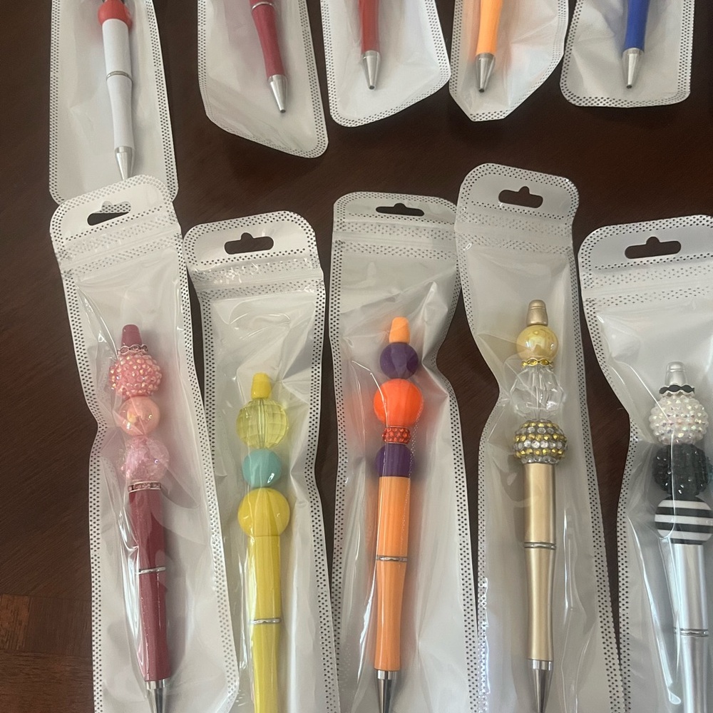 Beaded Pens - Lots of Colors